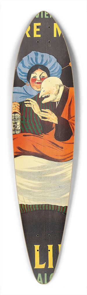 Leonetto Cappiello - Maraliment 39.3 inch art pintail longboard deck