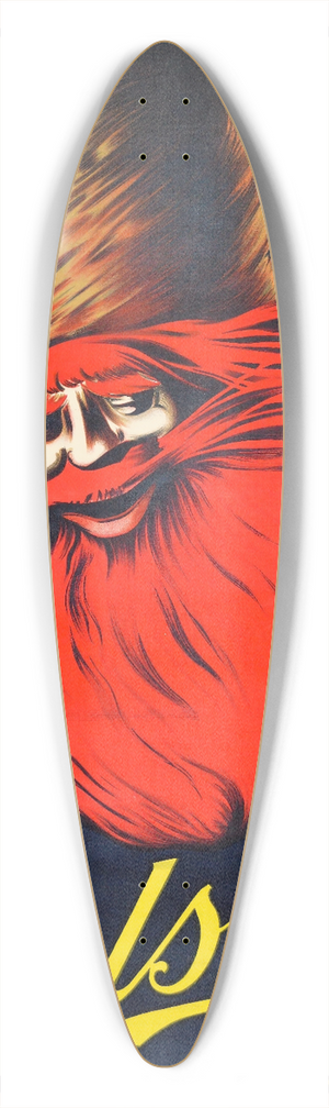 Leonetto Cappiello - RelskyS Vodka 39.3 inch art pintail longboard deck