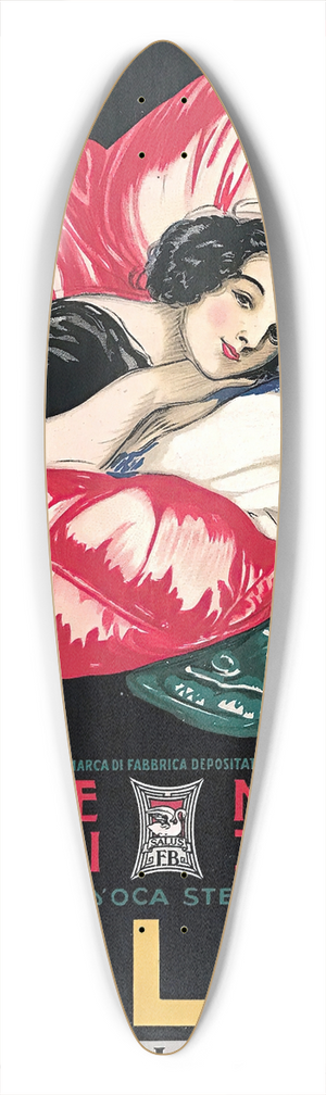 Leonetto Cappiello - Salus 39.3 inch art pintail longboard deck