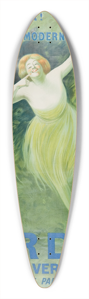 Leonetto Cappiello - Verdol, dentrifice vert oxygn 39.3 inch art pintail longboard deck