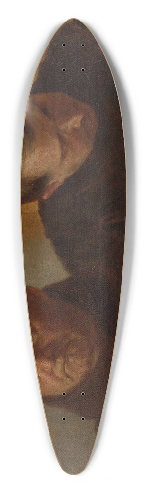 Leon Kapliski - Monks 39.3 inch art pintail longboard deck