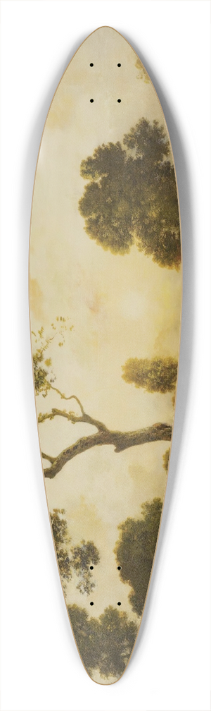 Leon Richet - Retour A La Ferme, Crepuscule 39.3 inch art pintail longboard deck