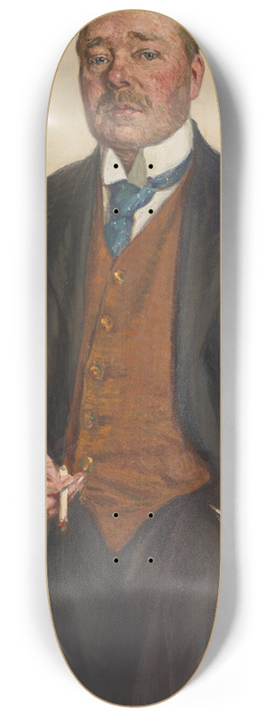 Gerda Wallander - Portrait of Hjalmar Sderberg 8.25 inch art skate deck