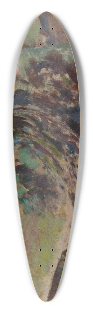 Leon Wyczkowski - Petrified Druid 39.3 inch art pintail longboard deck