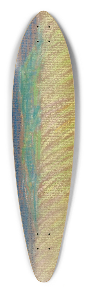 Leopold Blauensteiner - Landschaft 39.3 inch art pintail longboard deck