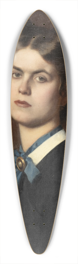 Leopold Carl Mller - Marie Mller, die Schwester des Knstlers 39.3 inch art pintail longboard deck