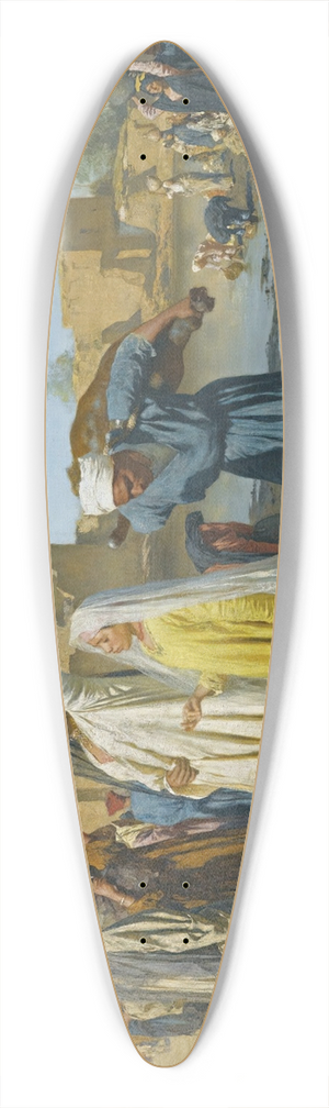 Leopold Carl Mller - TheWater Carriers 39.3 inch art pintail longboard deck