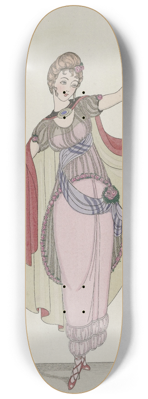 Gerda Wegener - Robe  danser 8.25 inch art skate deck