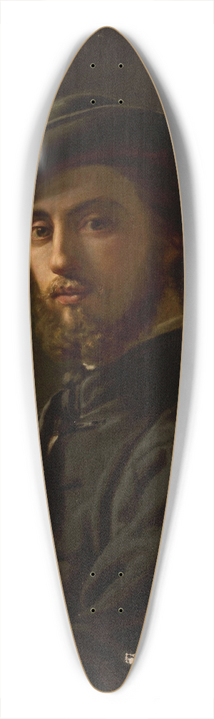 Leopold Horowitz - Self-portrait as a young man 39.3 inch art pintail longboard deck