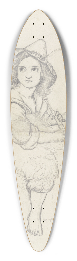 Leopold Pollak - Hirtenknabe in der rmischen Campagna 39.3 inch art pintail longboard deck