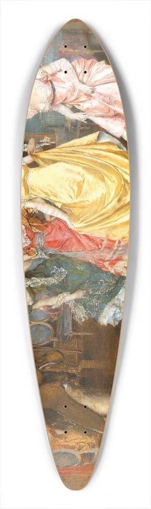 Leopold Schmutzler - A Dance Rehearsal 39.3 inch art pintail longboard deck