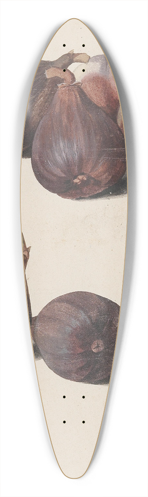 Leopold Zinngger - Feigen und Pfirsiche 39.3 inch art pintail longboard deck