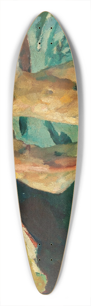 Leo Putz - Bathers 39.3 inch art pintail longboard deck