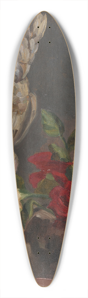 Leo Putz - Der Kakadu 39.3 inch art pintail longboard deck