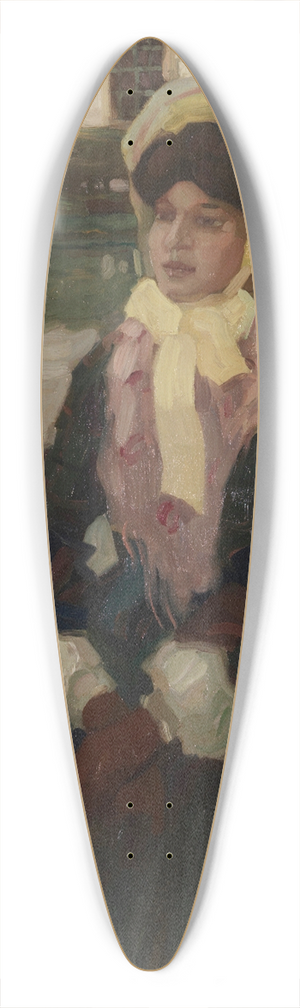 Leo Putz - Portrt Veronika Kirmaier im Schleissheimer Garten 39.3 inch art pintail longboard deck