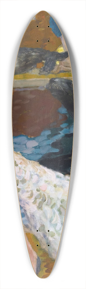 Leo Putz - The Enchanted Garden 39.3 inch art pintail longboard deck