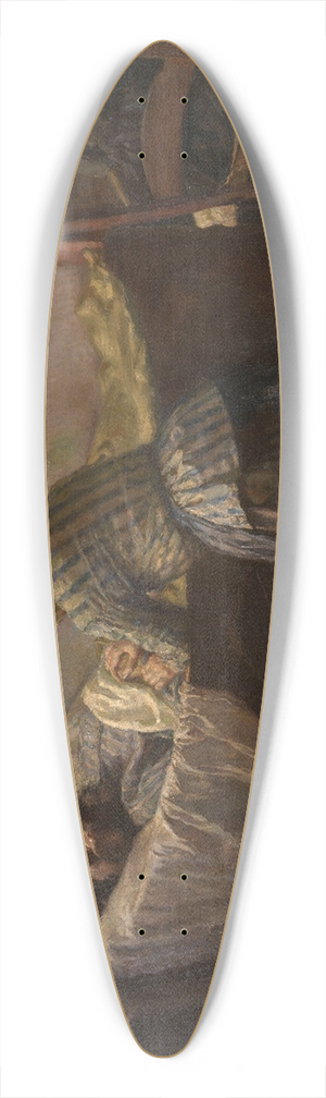 Leo Van Aken - Ill Man 39.3 inch art pintail longboard deck