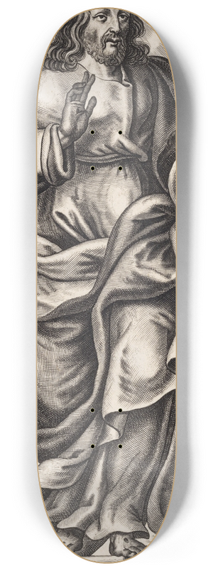 Gerhard Altzenbach - Christ as Saviour of the World 8.25 inch art skate deck