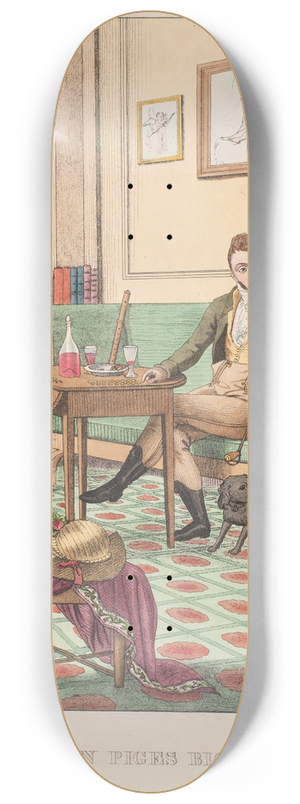 Gerhard Ludvig Lahde - En falden piges biografi. Nr 2 8.25 inch art skate deck