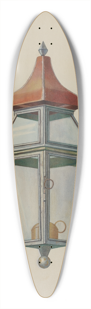Leslie Macklem - Bracket Lamp 39.3 inch art pintail longboard deck