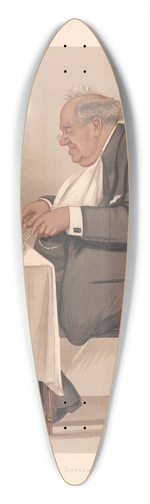 Leslie Matthew Ward - Americans. Barnum. Mr. P.T. Barnum. 16 November 1889 39.3 inch art pintail longboard deck