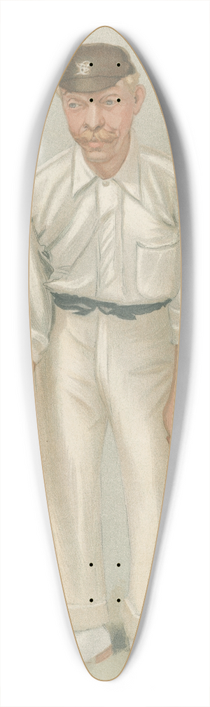 Leslie Matthew Ward - Cricket. Bobby. Robert Abel. 5 June 1902 39.3 inch art pintail longboard deck