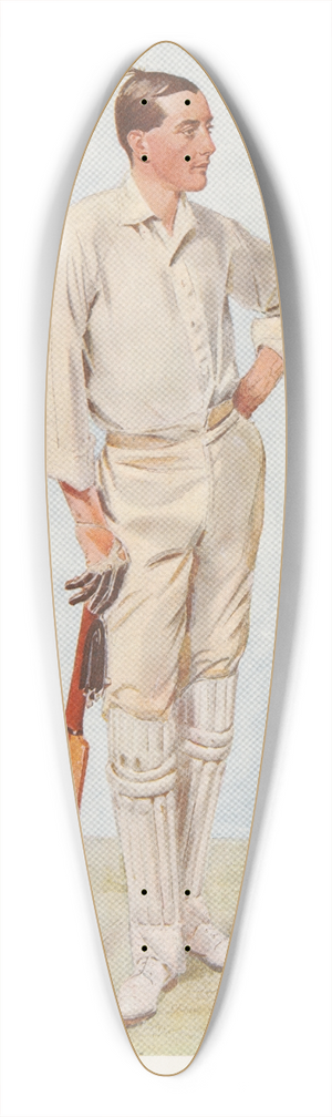 Leslie Matthew Ward - Cricket. Reggie. Reginald Herbert Spooner. 18 June 1906 39.3 inch art pintail longboard deck