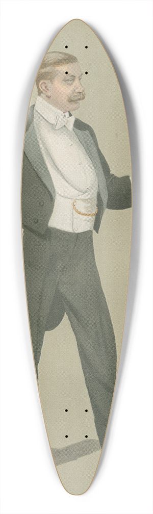 Leslie Matthew Ward - Politicians  A German Attache. Baron Hermann von Eckardstein. 39.3 inch art pintail longboard deck