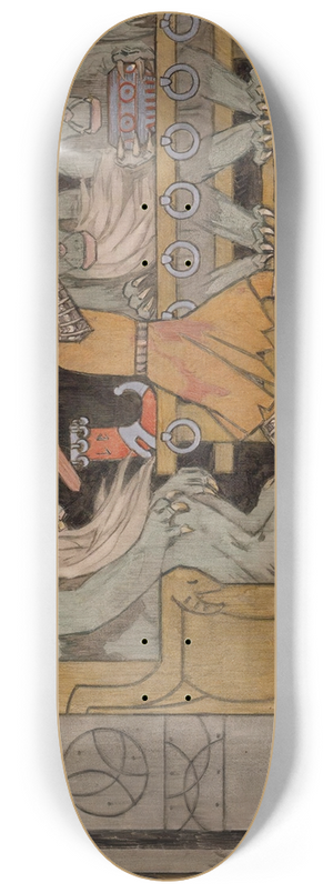 Gerhard Munthe - The fifth Hall 8.25 inch art skate deck
