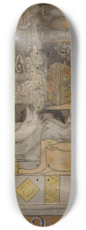 Gerhard Munthe - The second Hall 8.25 inch art skate deck