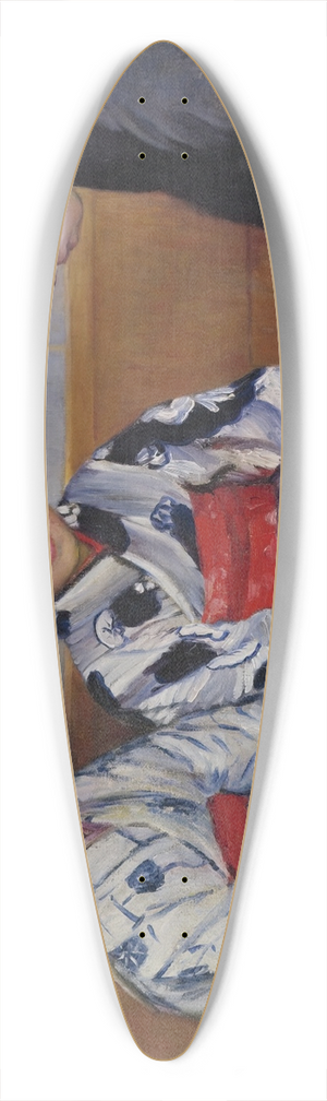 Lilla Cabot Perry - The picturebook 39.3 inch art pintail longboard deck