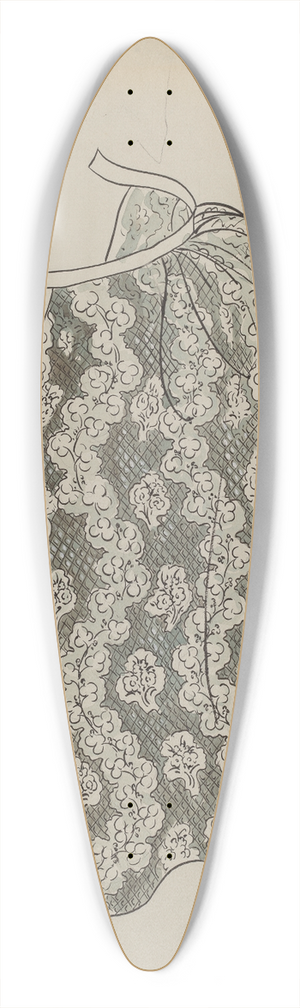 Lillian Causey - Bustle 39.3 inch art pintail longboard deck
