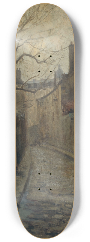 Germain Eugne Bonneton - La rue Rataud 8.25 inch art skate deck Germain Eugne Bonneton - La rue Rataud 8.25 inch art skate deck