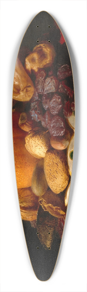 Lilly Martin Spencer - Oranges, Nuts, and Figs 39.3 inch art pintail longboard deck