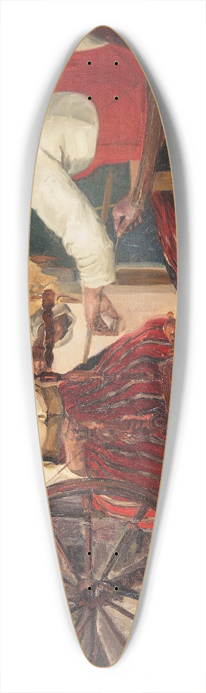 Lilly Segerdahl  - The Spinners 39.3 inch art pintail longboard deck