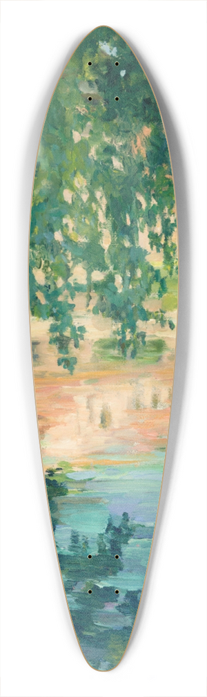 Lilly Walther - Jemaastik 39.3 inch art pintail longboard deck