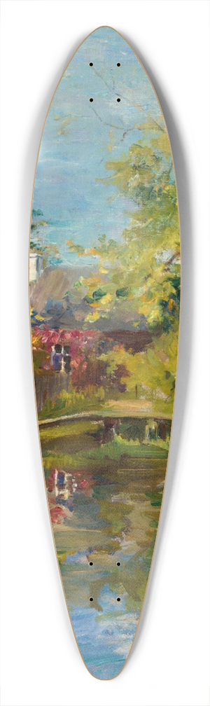 Lilly Walther - Maastik 39.3 inch art pintail longboard deck