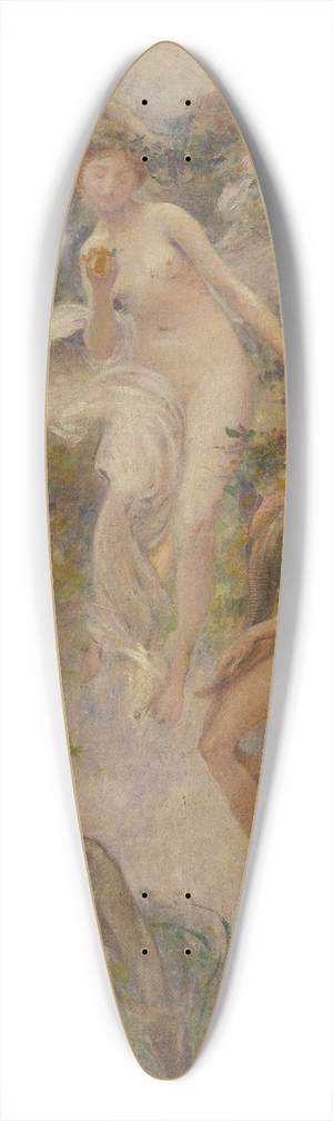 Lionel Royer - Le got 39.3 inch art pintail longboard deck