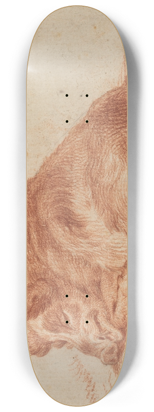 German, 18th Century - Wild Boar 8.25 inch art skate deck