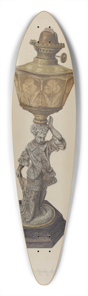 Lloyd Charles Lemcke - Table Lamp 39.3 inch art pintail longboard deck