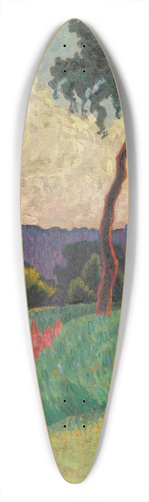 Lo Gausson - Paysage En Provence 39.3 inch art pintail longboard deck