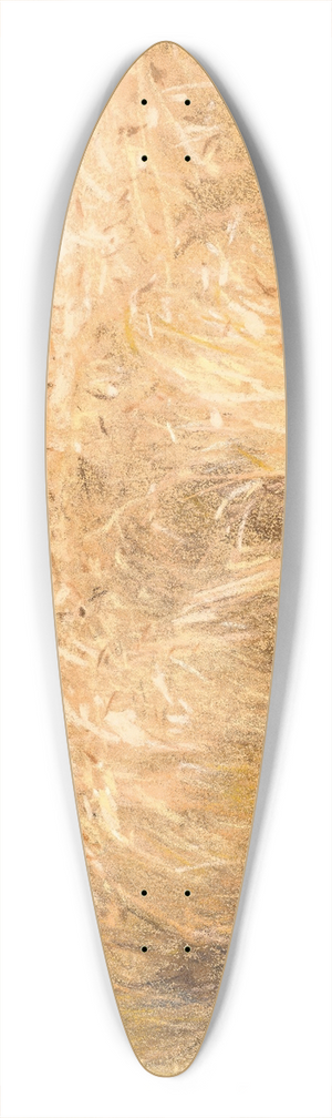 Lon Augustin Lhermitte - Les bls 39.3 inch art pintail longboard deck