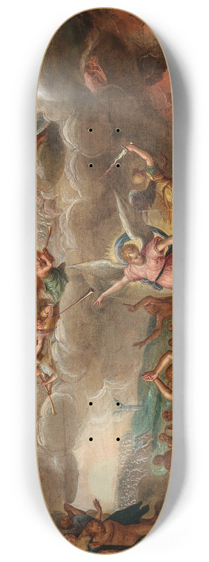German School - The Last Judgment 8.25 inch art skate deck