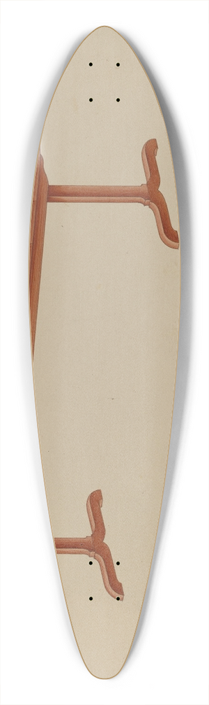 Lon Cronk - Shaker Refectory Table 39.3 inch art pintail longboard deck