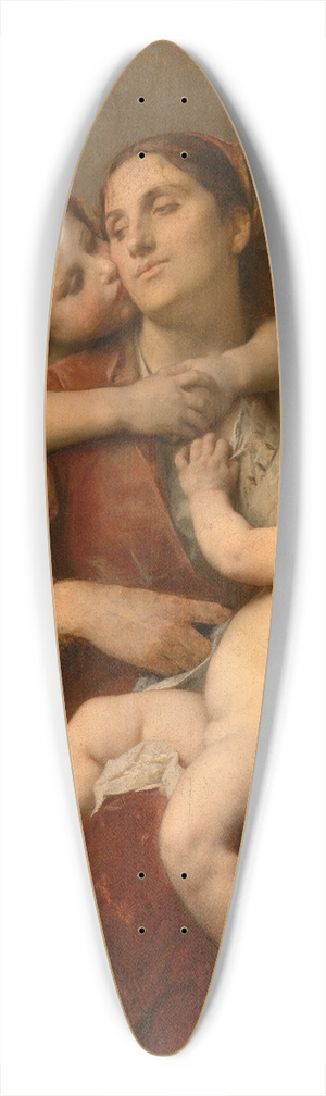 Lon-Jean-Basile Perrault - Mothers Happiness 39.3 inch art pintail longboard deck