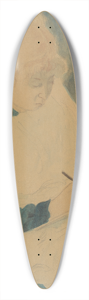 Lon Spilliaert - De briefschrijfster 39.3 inch art pintail longboard deck