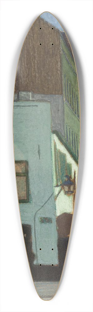 Lon Spilliaert - De Preekstoel, Ostende 39.3 inch art pintail longboard deck