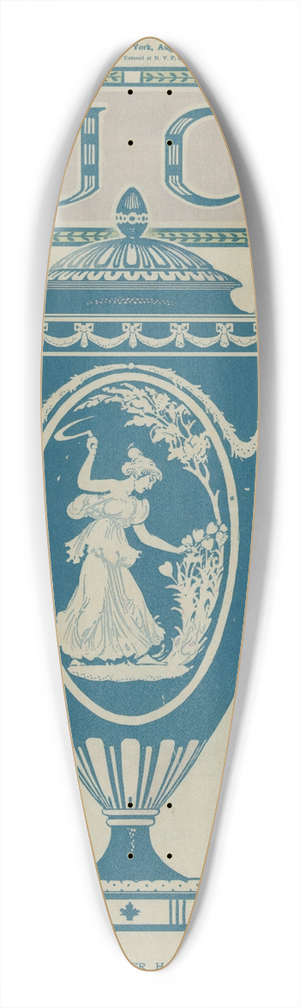 Lon-Victor Solon - The summer harvest 39.3 inch art pintail longboard deck