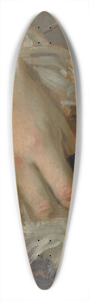 Lorens Pasch the Younger - Study of a Hand 39.3 inch art pintail longboard deck