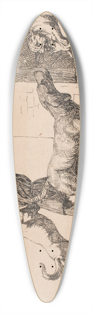 Lorenz Frlich - Billede 39.3 inch art pintail longboard deck